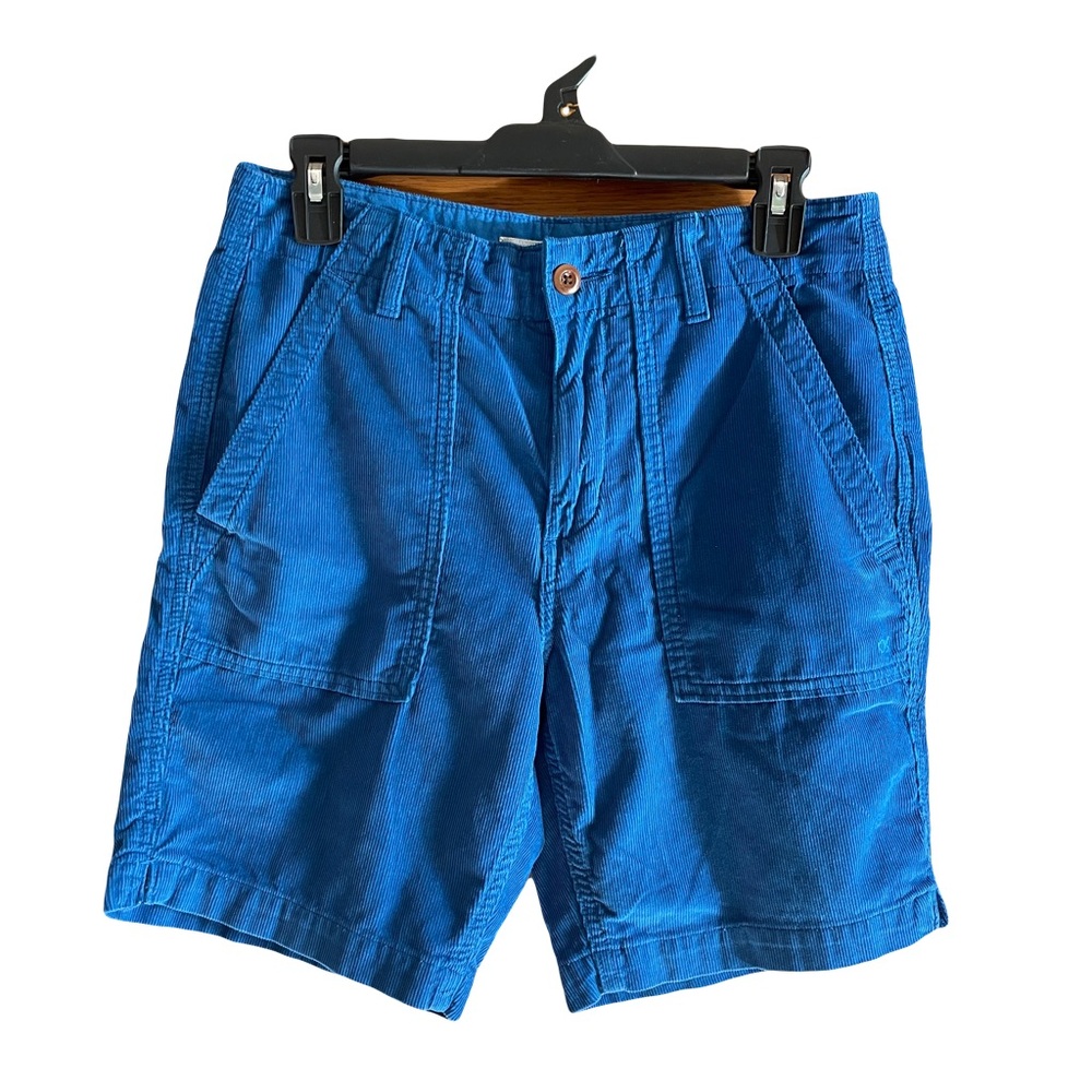 Outerknown Blue Flat Front Men Shorts